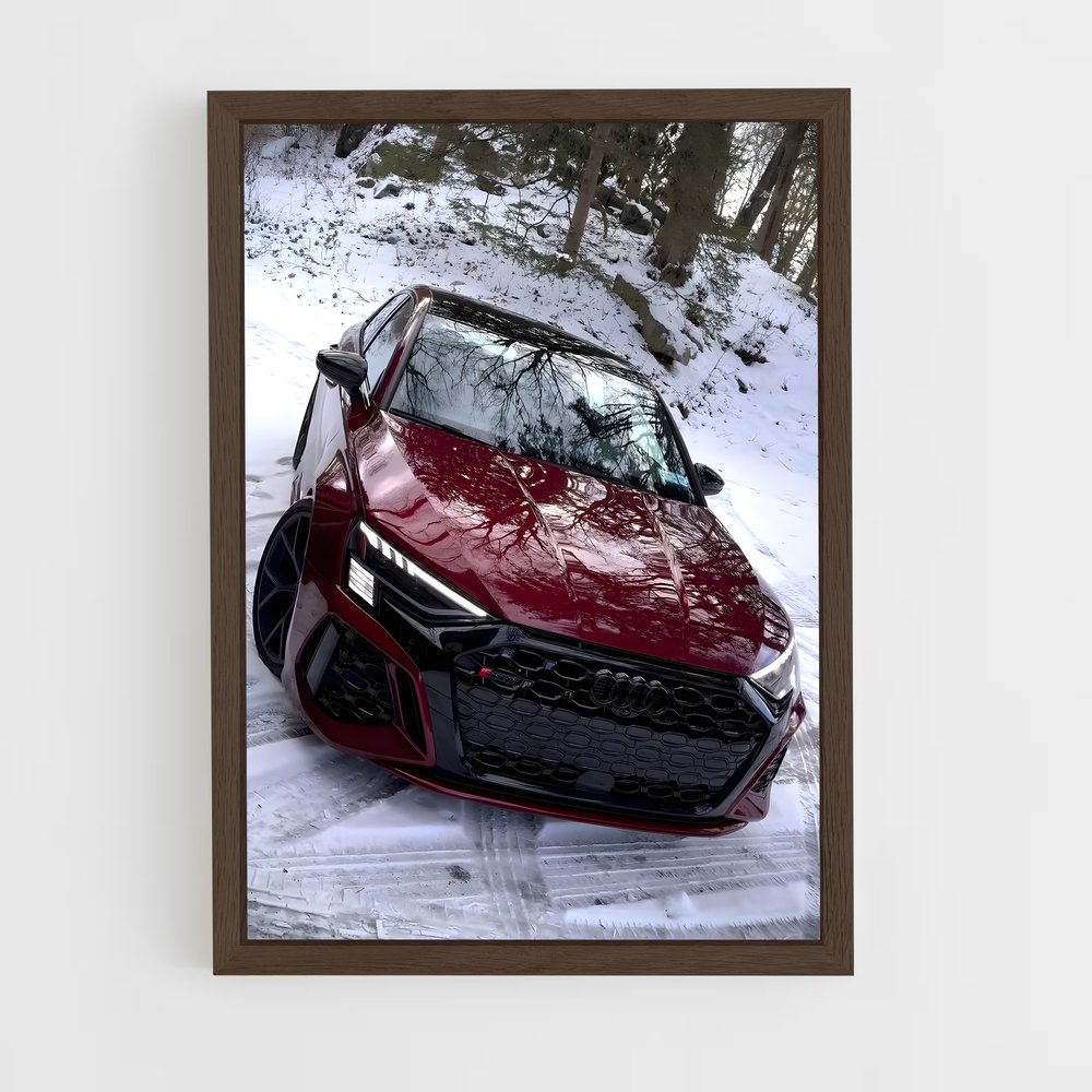Poster Neige et Civic – affiche Audi (vue 5)